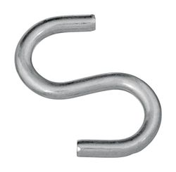National Hardware Large Zinc-Plated Silver Steel 3 in. L Open S-Hook 1 pk