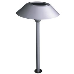 Feit OneSync Brushed Nickel Solar Powered 0.4 W LED Pathway Light 1 pk