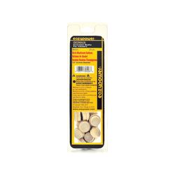 Eazypower Isomax Mushroom Birch Head Plug 1/2 in. D 20 pk