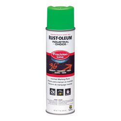 Rust-Oleum Industrial Choice Fluorescent Green Inverted Marking Paint 17 oz