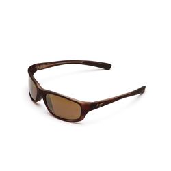 Maui Jim Kipahulu Sunglasses Unisex Matte Tortoise Rubber Frame HCL Bronze Lens Polarized