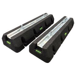 MRCOOL Condenser Riser 6 in. W X 4 in. H Black
