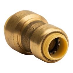 QuickFitting Push to Connect 3/8 in. PF Brass Reducing Coupling