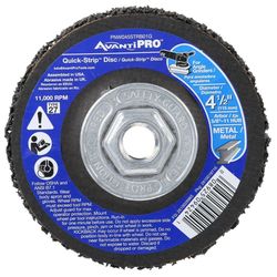 Avanti Pro Quick-Strip 4-1/2 in. D X 5/8 in. X .5 in. thick Silicon Carbide Coarse Disc