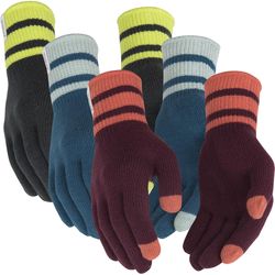 Kinco One Size Fits All Knit Winter Assorted Stretch Gloves