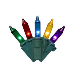 Celebrations Classic LED T5 Multicolored 100 ct String Christmas Lights 24.75 ft.