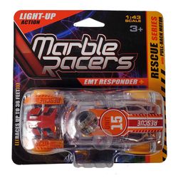 SD Toyz Marble Racers EMT Light-Up Race Car Multicolored