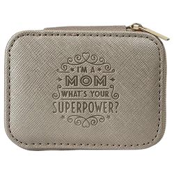 History & Heraldry I'm a Mom What's Your Superpower Travel Jewellery Box 1 pk