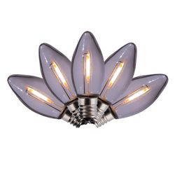 Holiday Bright Lights LED C9 Warm White 25 ct Replacement Christmas Light Bulbs