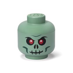 LEGO Licensed Skeleton Small Green Storage Head Green
