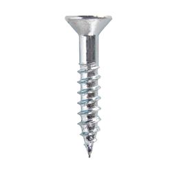 HILLMAN No. 12 X 1-1/4 in. L Phillips Zinc-Plated Coarse Wood Screws 100 pk