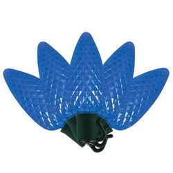 Celebrations Platinum LED C9 Blue 25 ct String Christmas Lights 25 ft.