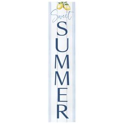 P Graham Dunn Multicolored Wood 47 in. H X 10.5 in. L X 0.75 in. W Sweet Summer Porch Sign