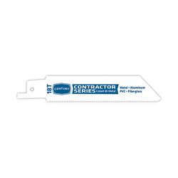 Century Drill & Tool 4 in. Bi-Metal Contractor Series Reciprocating Saw Blade 18 TPI 1 pk
