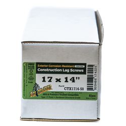 Big Timber No. 17 Ga. X 14 in. L Star Round Head Coarse Construction Screws