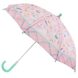 Stephen Joseph Multicolored Pink Unicorn 27 in. D Umbrella