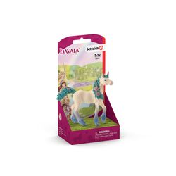 Schleich Bayala Flower Unicorn Foal Toy Multicolored