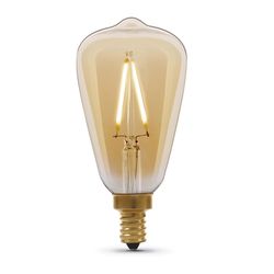 Feit ST15 E12 (Candelabra) Filament LED Bulb Amber Soft White 25 Watt Equivalence 1 pk