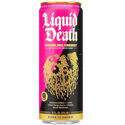 Liquid Death Sugar Free Strawberry Energy Drink