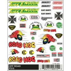 PineCar Dry Transfer Decal Multicolored