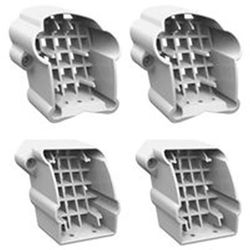Barrette Outdoor Living Premier Series 9 in. H X 7 in. W X 2 in. L Vinyl Stair Bracket Kit