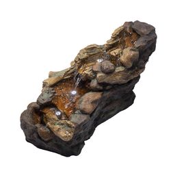 Alpine Polyresin Assorted Fountain with LED Light