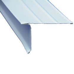 Amerimax 2.35 in. W X 10 ft. L Aluminum Overhanging Roof Drip Edge White