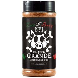 Loot N' Booty El Jefe Grande Southwest Bar-B-Q Rub/Seasoning 11.6 oz