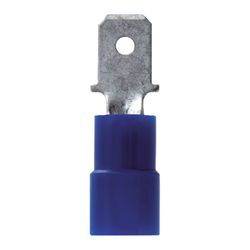 Jandorf 16-14 Ga. Insulated Wire Male Disconnect Blue 5 pk