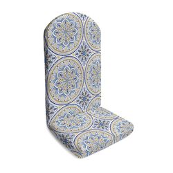 Jordan Manufacturing Multicolored Antique Medallion Polyester Adirondack Cushion 2.5 in. H X 19 in.