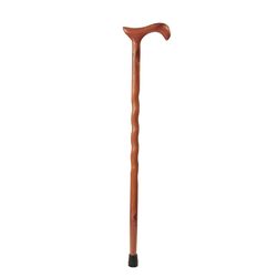 Brazos Walking Sticks 37 in. Black Wood Cane