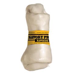 Savory Prime American Supreme Small Adult Knotted Bone Beef Rawhide 4-5 in. L 1 pk