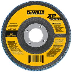 DeWalt 7 in. D X 5/8-11 in. X 0.250 in. thick Fiberglass Zirconia Flap Disc Cut-Off Wheel