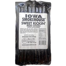 IOWA SMOKEHOUSE Sweet Kickin Meat Sticks 16 oz Packet