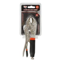 JMK Illinois Industrial Tool 7 in. Chrome Curved Locking Pliers