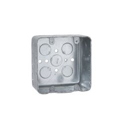 Raco Old Work 30.3 cu in Square Steel Switch Box Gray