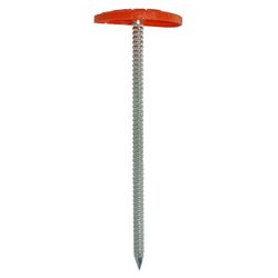 Grip-Rite 3 in. Cap Bright Plastic/Steel Nail Full Round Head 1 lb