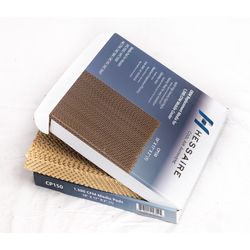 Hessaire 17 in. H X 19 in. W Tan Canvas Media Pad Set
