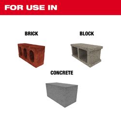 Milwaukee 5/8 in. X 5-1/2 in. L Carbide Stop Bit SDS-Plus Shank 1 pc