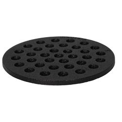 Sioux Chief 5 in. Matte Black Round Cast Iron Floor Drain Strainer