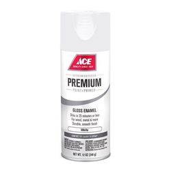 Ace Premium Gloss White Paint + Primer Enamel Spray 12 oz