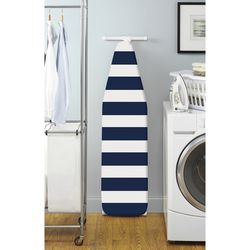 Whitmor 15 in. W X 54 in. L Cotton Navy Blue/White Ironing Board Cover and Pad