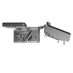 Richelieu RFF Series Nickel Cabinet Hinge 2 pk