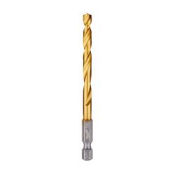 Milwaukee Shockwave 7/32 in. X 4.09 in. L Titanium Red Helix Drill Bit Hex Shank 1 pc