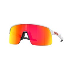 Oakley Sutro Lite Sunglasses Unisex Matte White Frame Orange Lens