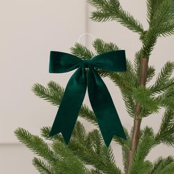 Good Tidings Green Bow Ornament 17 in.