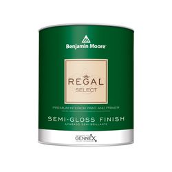 Benjamin Moore Regal Select Semi-Gloss Base 2 Paint and Primer Interior 1 qt