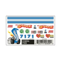 PineCar Dry Transfer Decal Multicolored