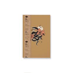 Denik 5 in. W X 8 in. L Sewn Bound Multicolored Serpent in the Flowers Notebook