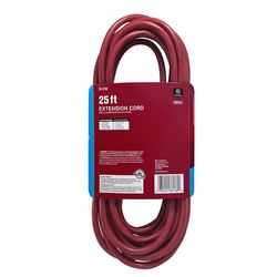 Ace Indoor or Outdoor 25 ft. L Red Extension Cord 14/3 SJTW